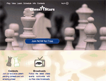 Tablet Screenshot of chessstars.com